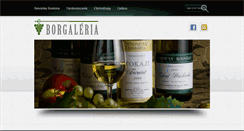Desktop Screenshot of borgaleria.simonfay.hu